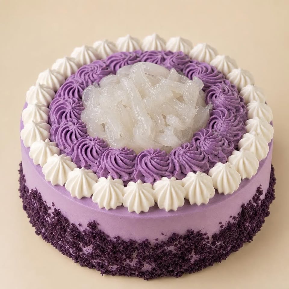 Ube Macapuno Cake (Round 6x3")